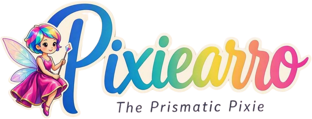 Pixiearro The Prismatic Pixie logo